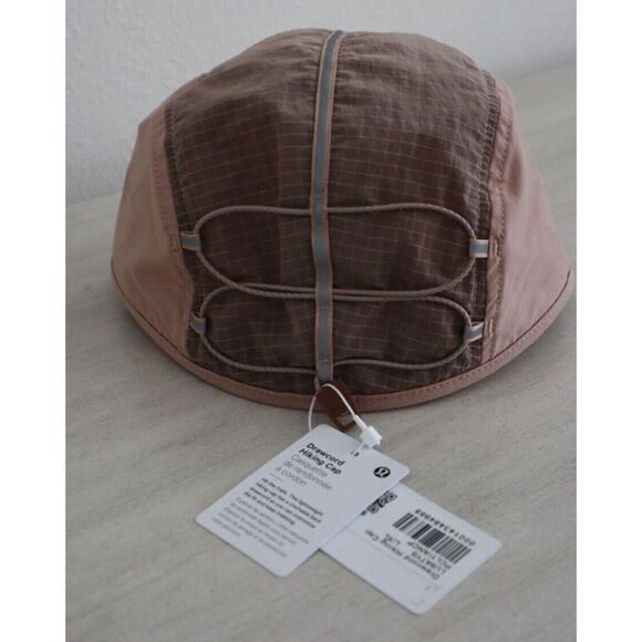 Lululemon LU9ATYS Women Sz L/XL Pink Clay/Ancient Copper Drawcord Hiking Cap $48 - Picture 3 of 5